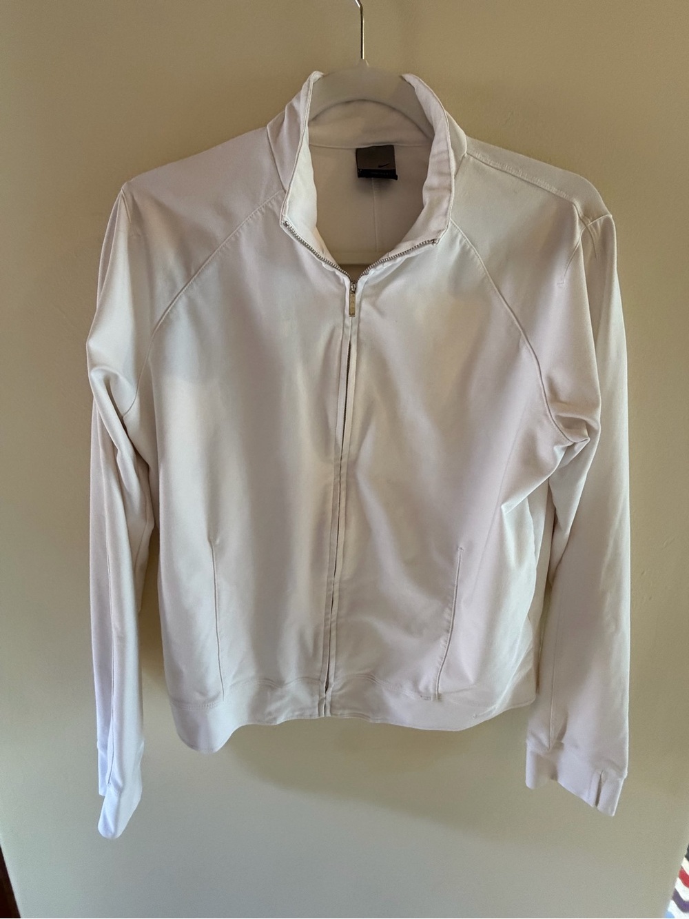 White Women’s Nike Dri-Fit Jacket